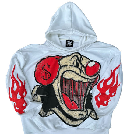 Clown Hoodie White